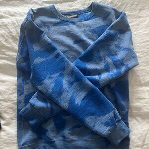 Naclo Blue Tie-dye Sweatsuit (top and bottom), size small